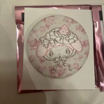 마이멜로디 마이멜로 시크릿 자수 캔뱃지 자수 캔뱃지 산리오