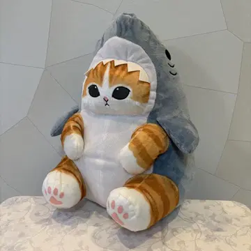 샤크 고양이 봉제 인형