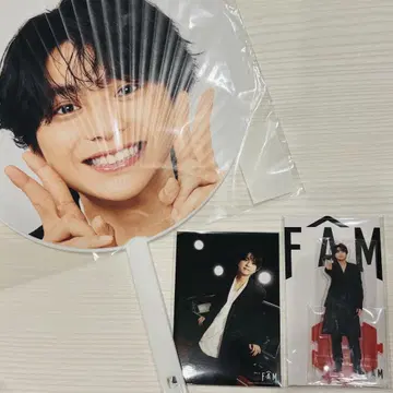 timelesz FAM 투어 굿즈 사토 쇼리 아크릴 스탠드 부채