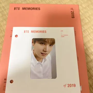 BTS MEMORIES 2019 트레이딩 카드 포함 윤기