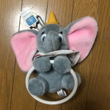 디즈니 덤보 봉제 인형 타월 행거 레트로 레어 행거