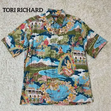 TORI RICHARD 알로하 셔츠 하와이 M 사이즈 올 패턴 리차드