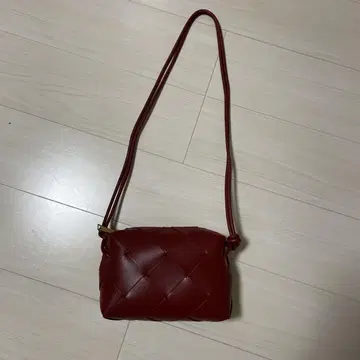 빨간색 레드 숄더백 백