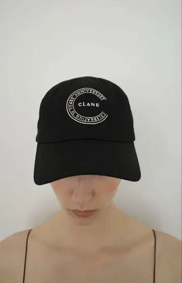 CLANE 10TH LOGO CAP 블랙 캡