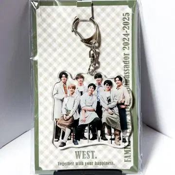 미개봉 새상품 WEST. 아크릴 키링 앰버서더 굿즈 2025