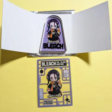 BLEACH 아야세 가와 유미 메디 코스 아크릴 블록 클리어 카드 세트