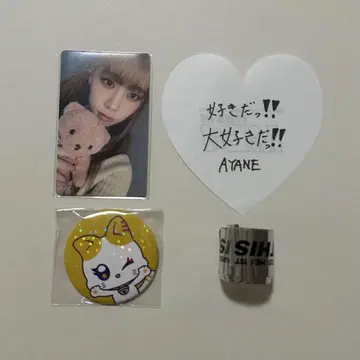 ME:I 캡슐 토이 타카미 아야네 캔배지 7000엔 트레이딩 카드