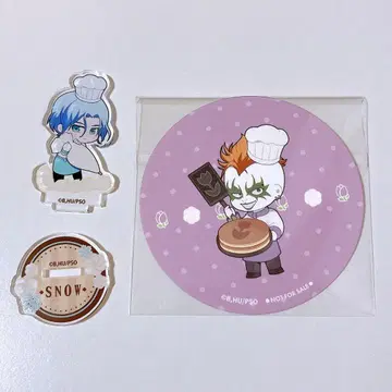 SK8 랑가 쉐도우 SMILE BASE CAFE 아크릴 스탠드 코스터
