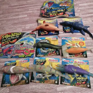 Shark Attack 바다 생물 피규어 세트