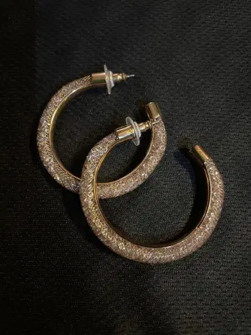 Swarovski 스와로브스키 후프 귀걸이