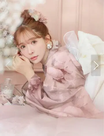 앤티크 플라워 핑크 유카타 [유카타 3개 세트 유카타/오비/일본 나막신]