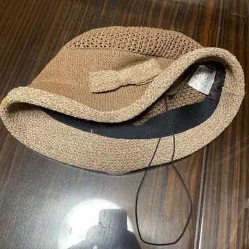 Borsalino 브라운 뜨개질 햇 M 사이즈