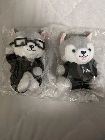 노킹 온 락 도어 앉은 봉제 인형 도리견 히요이견 미개봉 초기 얼룩 있음