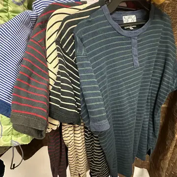 EVISU regatta 스트라이프 티셔츠 5종 세트 38