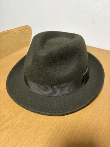 센스 오브 그레이스 울 펠트 햇 XL 사이즈 올리브 브라운