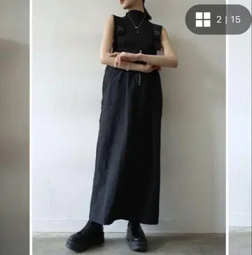 lumielr 프론트 지퍼 나일론 점퍼 스커트 완판템 루미에르