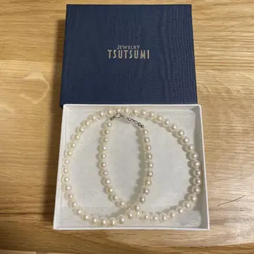 TSUTSUMI 진주 목걸이 박스 포함 쥬얼리 츠츠미