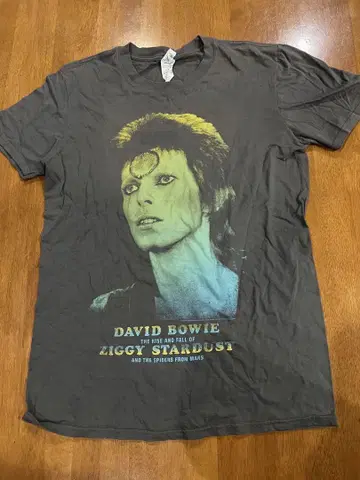 [레어] 데이비드 보위 David Bowie 밴딩 티셔츠 아트 빈티지