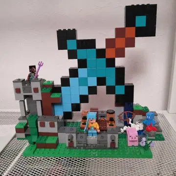 LEGO 레고 정품 21244 다이아몬드 검 기지 MINECRAFT