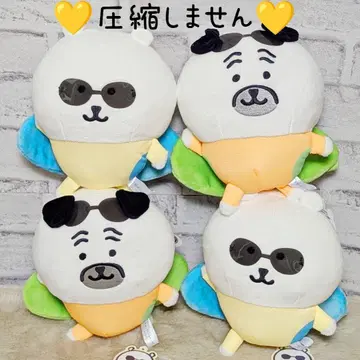 나가노 캐릭터 서핑 봉제 인형 2종 4개 세트