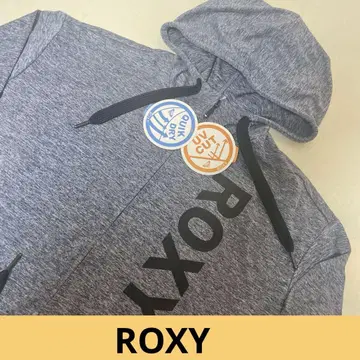 택 포함 새상품 ROXY 후드 부착 그레이 후드티 록시
