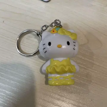 헤이세이 레트로 산리오 키티 발레리나 피규어 마스코트 키링