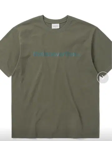 thisisneverthat 올리브 로고 티셔츠 T-Logo Tee