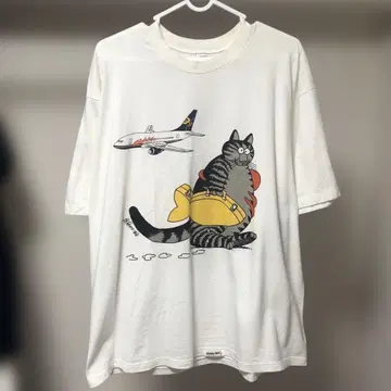 USA제 crazy shirt Kliban Cat 티셔츠 L