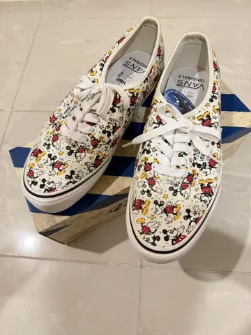 반스 미키 콜라보 VANS 스니커즈
