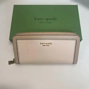 kate spade 장지갑 베이지 박스 포함