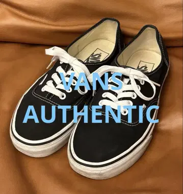 새상품급 VANS 반스 AUTHENTIC 오센틱 블랙 27cm