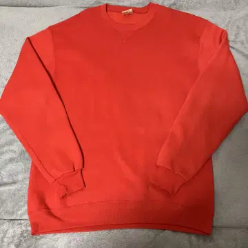 70s Russell 빈티지 맨투맨 USA MUJI 빨간색