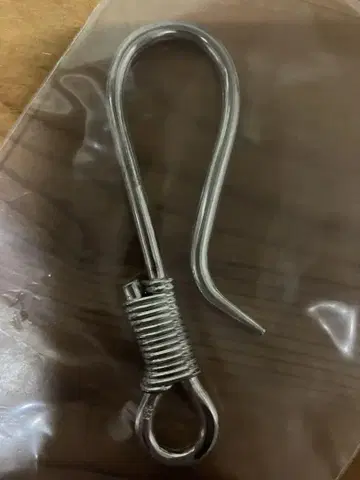 순은 실버 925 키 후크 키링 스털링 실버