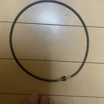 심플 블랙 밴딩 목걸이