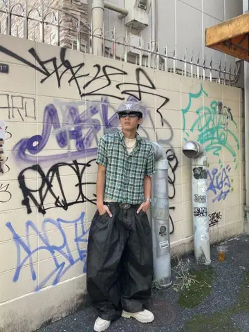 체크 셔츠
