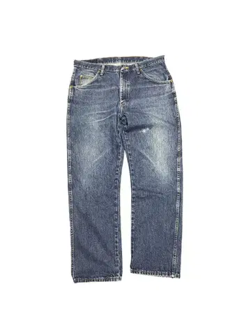 wrangler 랭글러 블루 데님 와이드 스트레이트 y2k