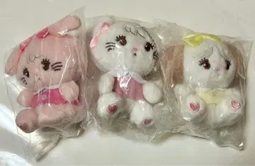 mikko 가챠가챠 봉제 인형 3개 세트
