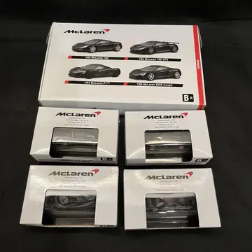 McLaren 1/64 스케일 미니카 4대 세트