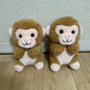 해피즈 사루 봉제 인형 복권 4등 2종 세트