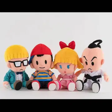 MOTHER2 나와 친구들 봉제 인형 거의 매일 네스 폴라 제프 푸