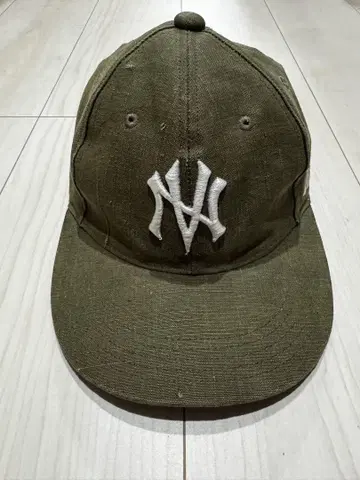 NVCLEAR NV LOGO ARMY COTTON CAP 뉴 클리어
