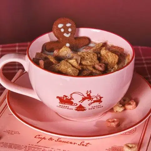 NCT pink christmas カップ&ソーサーセット NCT 127 - 2024 Pink Christmas Cup & Saucer Set – Harumio