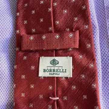 BORRELLI 등 루이지 보렐리 넥타이 빨간색