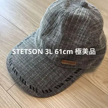 컨디션 최상 STETSON 마 혼방 시원한 패션 캡 3L 61cm