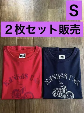 2025ss 한정판 Lee 티셔츠 2장 세트 판매