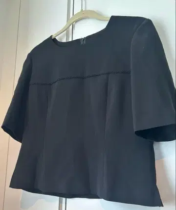블랙 포멀 블라우스 교토 블랙 15호 3L 상복 반팔