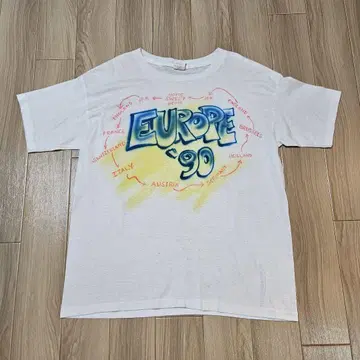 90년대 USA제 EUROPE '90 티셔츠