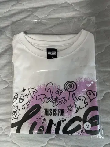 TWICE THIS IS FOR 티셔츠 화이트 M 사이즈