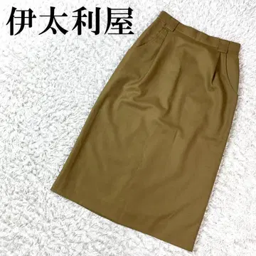 이타리야 롱 타이트 스커트 카멜 9A2 B3668