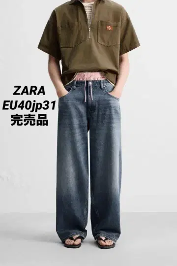 ZARA 자라 JEANS 벌룬 슬리브 핏 EU40 JP31